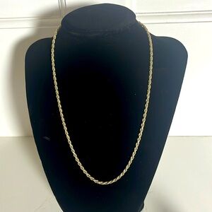 17” .925 silver rope chain